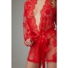 Afbeelding van Christine - Kanten Kimono Graceful - Rood