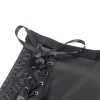 Subblime Leather Bra & Skirt Set Black L/XL