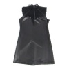 Subblime Lace Collar Leather Dress Black L/XL