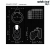 Addicted Toys Locked Sealed Crypt Penis Cage 8cm
