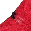 Subblime 953904 Silk Lace Nightgown + Panties Red L/XL