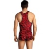 Anais Men Savage Top XL - Red Microfiber