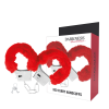 Darkness Red Lined Metal Handcuffs