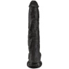 King Cock Realistic Penis with Balls 30.5cm Black