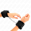 Kink Furry Lined Wrist Restraints Black 17-31CM