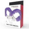 Darkness Purple Lined Metal Handcuffs