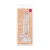 Afbeelding van Jelly Dildo met ballen - 17 cm
