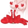 Armony Magnetic Nipple Clamps Butterfly Red