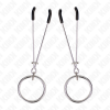 KINK Thin Nipple Clamps With O-Ring 7cm