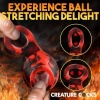 Afbeelding van Creature Cocks - Hell Hound Ballstretcher - Rood