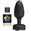 Pretty Love Varian LED Anal Plug Black 10.8CM