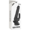 Basecock Realistic Vibrator Black 18.5 cm