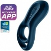 Satisfyer Epic Duo Ring Vibrator App Blue