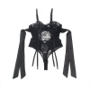 Subblime Lace Bodysuit Bows L/XL