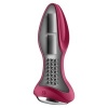Satisfyer Rotator Plug 2+ Vibrator, App, Red