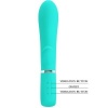 Pretty Love Thomas Multifunction G-Spot Vibrator Aqua Green