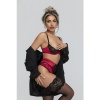 Afbeelding van Christine - 3-delig Open BH Kanten Slip Set Gush
