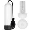 Pump Addicted RX3 Transparent with Pleasure Sleeve