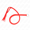 Kink Snake Whip with Red Hand Ring 65cm
