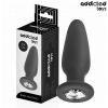 Addicted Toys Anal Plug with Jewel Silicone L 12.6CM
