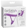 Fantasy for Her Butterfly Harness Vibrating Purple