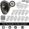 Addicted Toys Locked Keyless Restraint Penis Cage 11.5cm