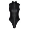 Afbeelding van Cottelli Collection - Stringbody met Opstaande Kraag - Zwart