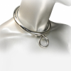 Metal Hard BDSM Necklace Ring 10 CM