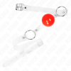 Kink Red Transparent Pvc Ball Gag