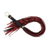 Afbeelding van Easytoys Fetish - Flogger 64 cm - Rood en Zwart
