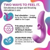 Afbeelding van Good Vibes Only - Thrusting Tong Vibrator - Roze