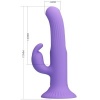 Pretty Love Killmoulis Rabbit Vibrator 12 Vibration Modes Purple