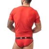 Anais Men Soul T-Shirt XL - Red & Black Trim