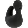 Black&Silver Ducky Mania Rechargeable Finger Vibrator
