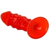 Baile Unisex Anal Plug Red Suction Cup