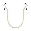 Afbeelding van Rosy Gold - Tepelklemmen met parelketting - Verstelbaar Design