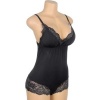 Subblime Black Floral Lace Teddy S/M
