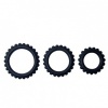 Baile Titan Cockring Set 3-Pack Black