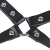 SUBBLIME 953690 Handcuffs with Bondage Belt Black One Size