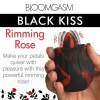 Afbeelding van BLOOMGASM - Black Kiss Rimmende Roos Vibrator - Rood/Zwart