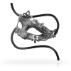 Ohmama Venetian Eye Mask Silver