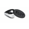 Afbeelding van XR Brands - Butt Slut Metalen & Siliconen Butt Plug - Zilver