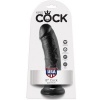 King Cock 8 Dildo Black 20.3 CM