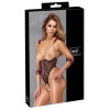 Afbeelding van Cottelli Collection - Open Cup Bondage Body - Zwart