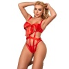 Subblime Sexy Openwork Body Bow Red L/XL