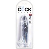 King Cock Clear Realistic Penis 15.5cm Transparent
