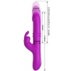 Pretty Love Reese Rabbit Vibrator with Rotation Purple
