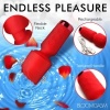 Afbeelding van BLOOMGASM - Pleasure Rose Mini Wand Vibrator - Rood