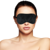 DARKNESS Satin Eye Mask Black