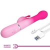 Pretty Love DeJon 3-in-1 Multifunction Rabbit Pink